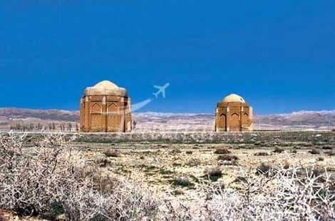 Kharaqan Tomb Towers – Qazvin - view 1