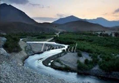 Siyah Rood (Qarah Chay) River- Qom - view 2