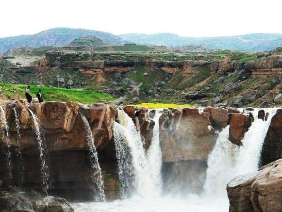 Afrineh Waterfall – Khorram Abad - view 2